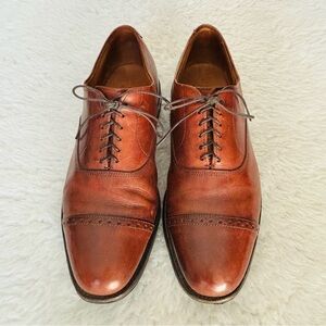 Allen Edmonds Byron Brown Leather Oxfords Shoes size 9 D